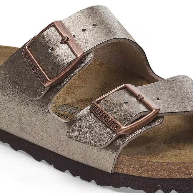 Birkenstock Arizona Birko-Flor Graceful - Taupe, Narrow