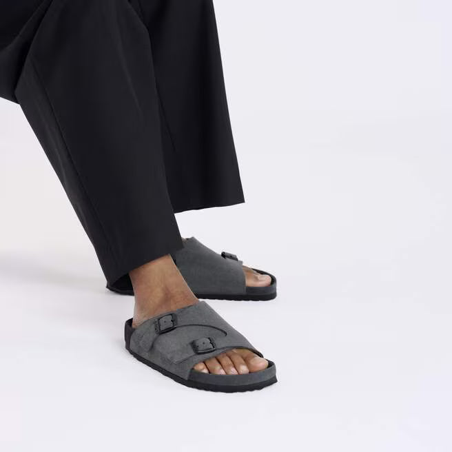 Birkenstock Blanca Birko-Flor - Black, Regular