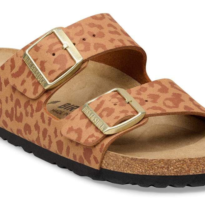 Birkenstock Arizona Synthetics Leo - Pecan, Narrow