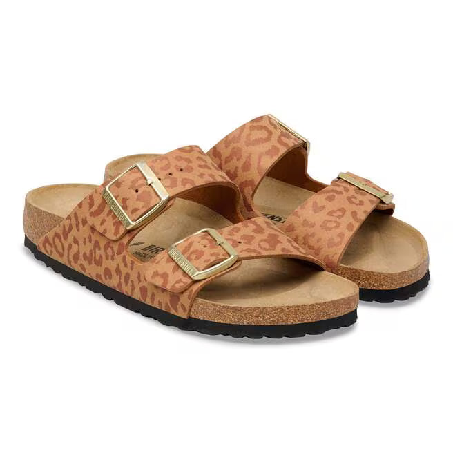 Birkenstock Arizona Synthetics Leo - Pecan, Narrow