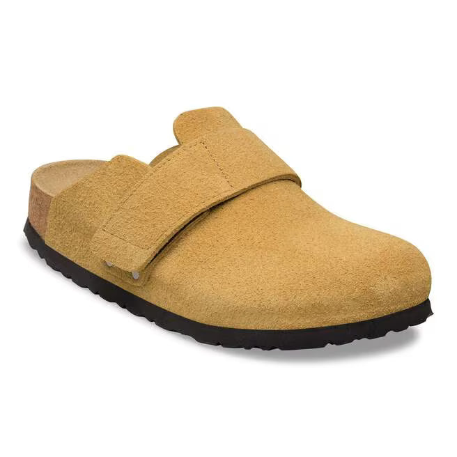 Birkenstock Arizona Suede Leather Soft Footbed - Pure Sage, Narrow