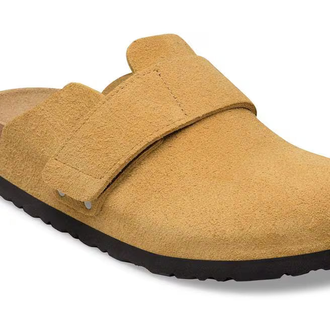Birkenstock Arizona Suede Leather Soft Footbed - Pure Sage, Narrow