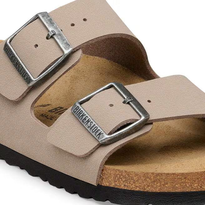 Birkenstock Arizona Birko-Flor - Gray Taupe, Narrow