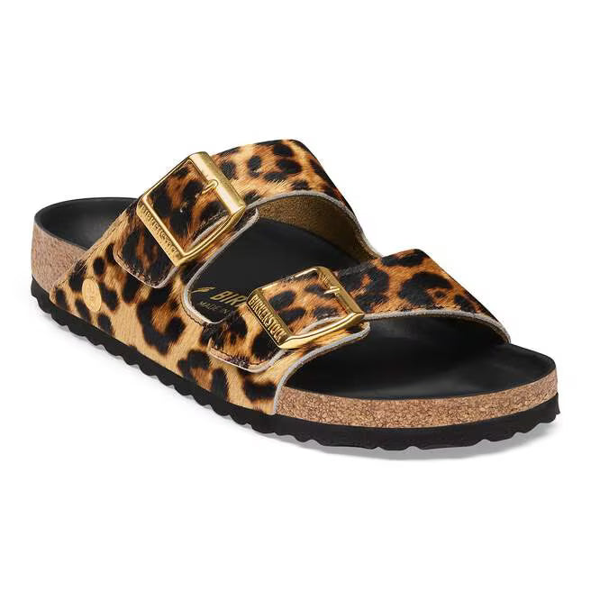 Birkenstock Madrid Big Buckle Natural Leather Sandals -Patent Black, Narrow