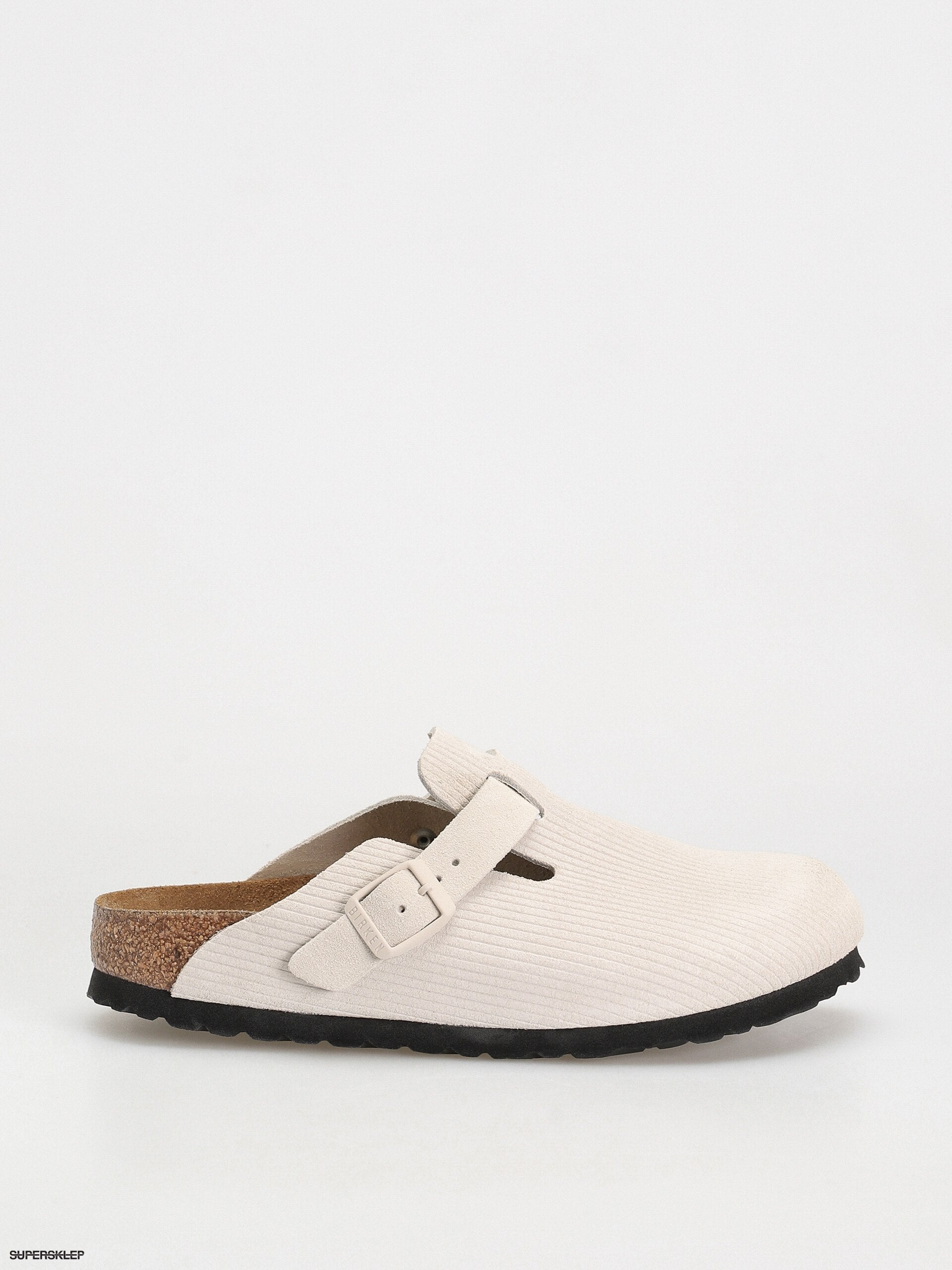 BIRKENSTOCK LONDON ANTIQUE WHITE SUEDE NARROW