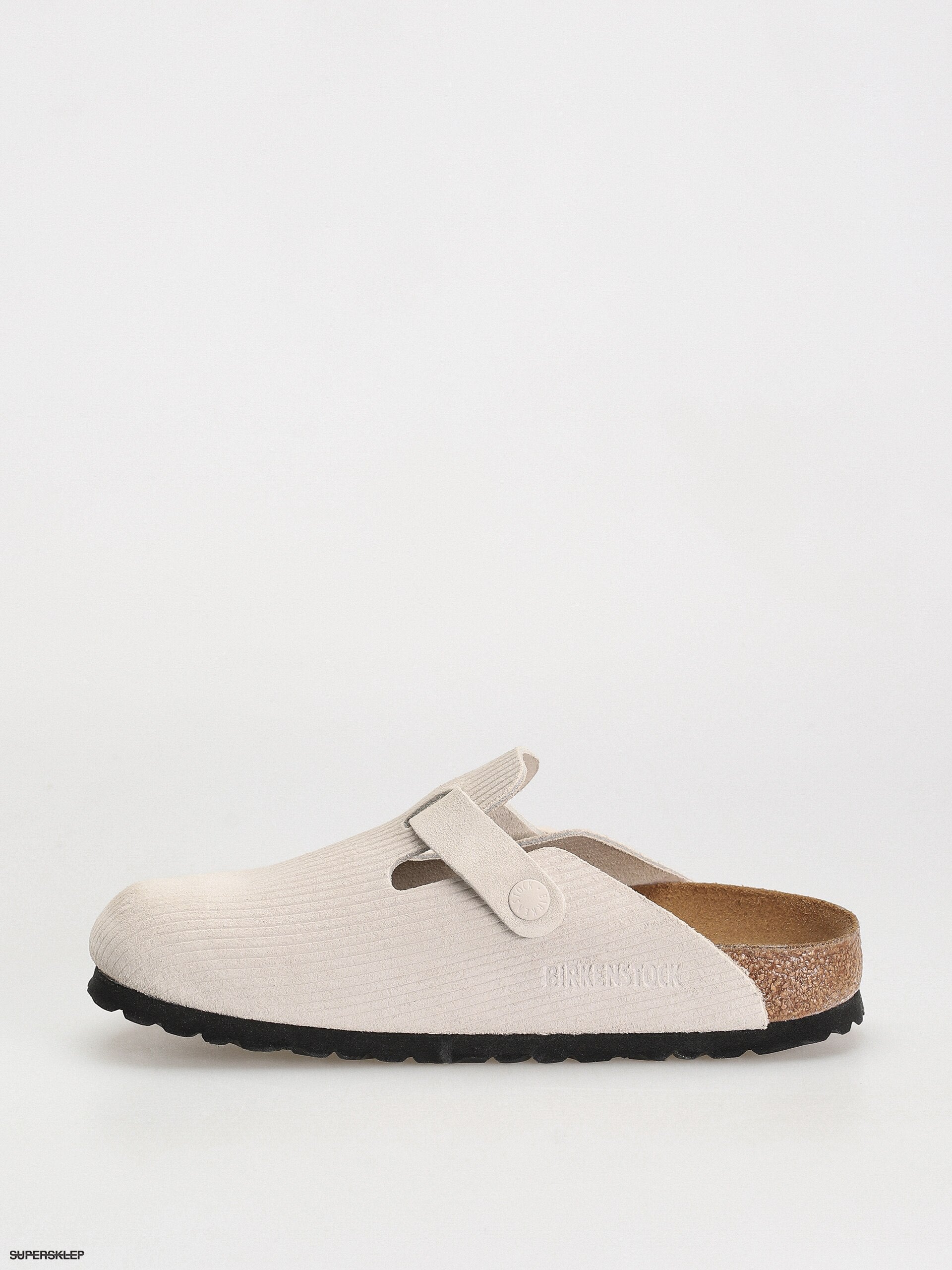 BIRKENSTOCK LONDON ANTIQUE WHITE SUEDE NARROW