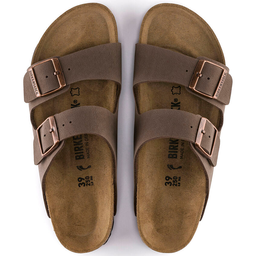 BIRKENSTOCK ARIZONA MOCHA BIRKIBUC REGULAR