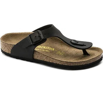 BIRKENSTOCK GIZEH BLACK BIRKO FLOR