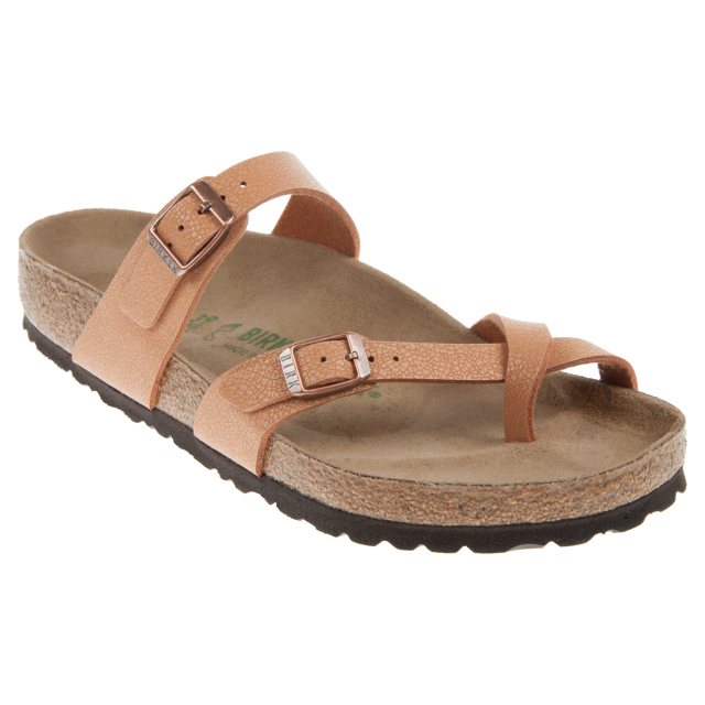 BIRKENSTOCK MAYARI VEGAN PECAN BIRKIBUC REGULAR