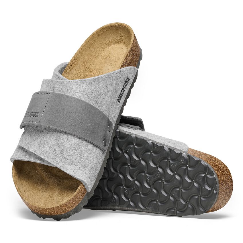 Birkenstock Kyoto Sandals - Wide Adjustable Strap - Anatomically Shaped Cork Footbed - EVA Sole - Casual Comfort