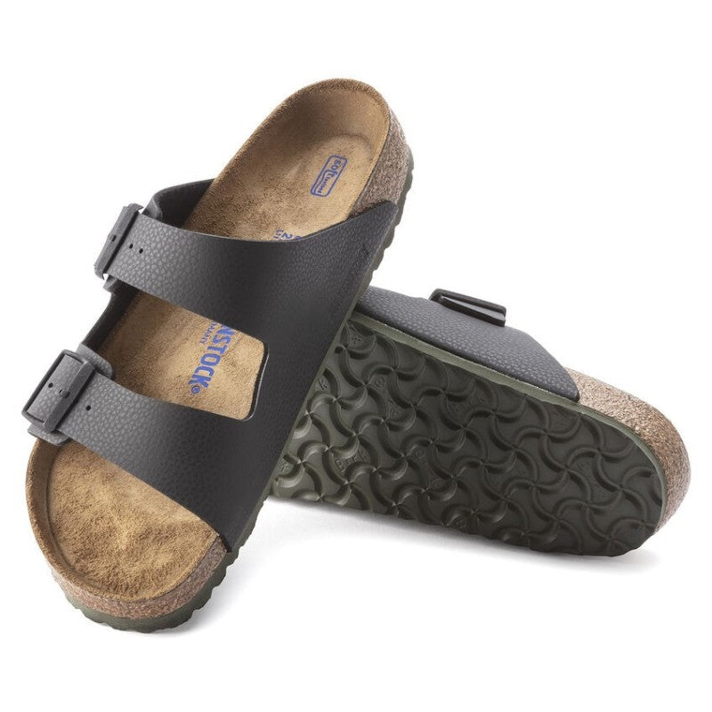 Birkenstock Arizona BS - Birko-Flor Two-Strap Sandal - Anatomically Shaped Cork-Latex Footbed - Adjustable Metal Pin Buckles - EVA Sole - Suede Footbed Lining - Made in Germany