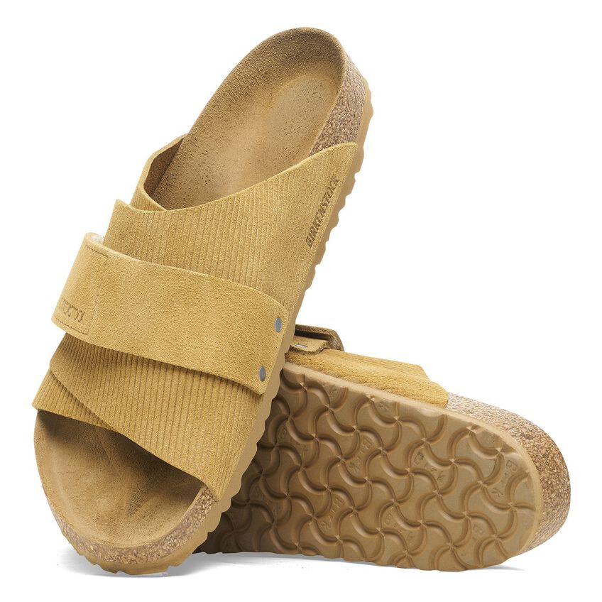 Birkenstock Kyoto Sandals - Wide Adjustable Strap - Anatomically Shaped Cork Footbed - EVA Sole - Casual Comfort