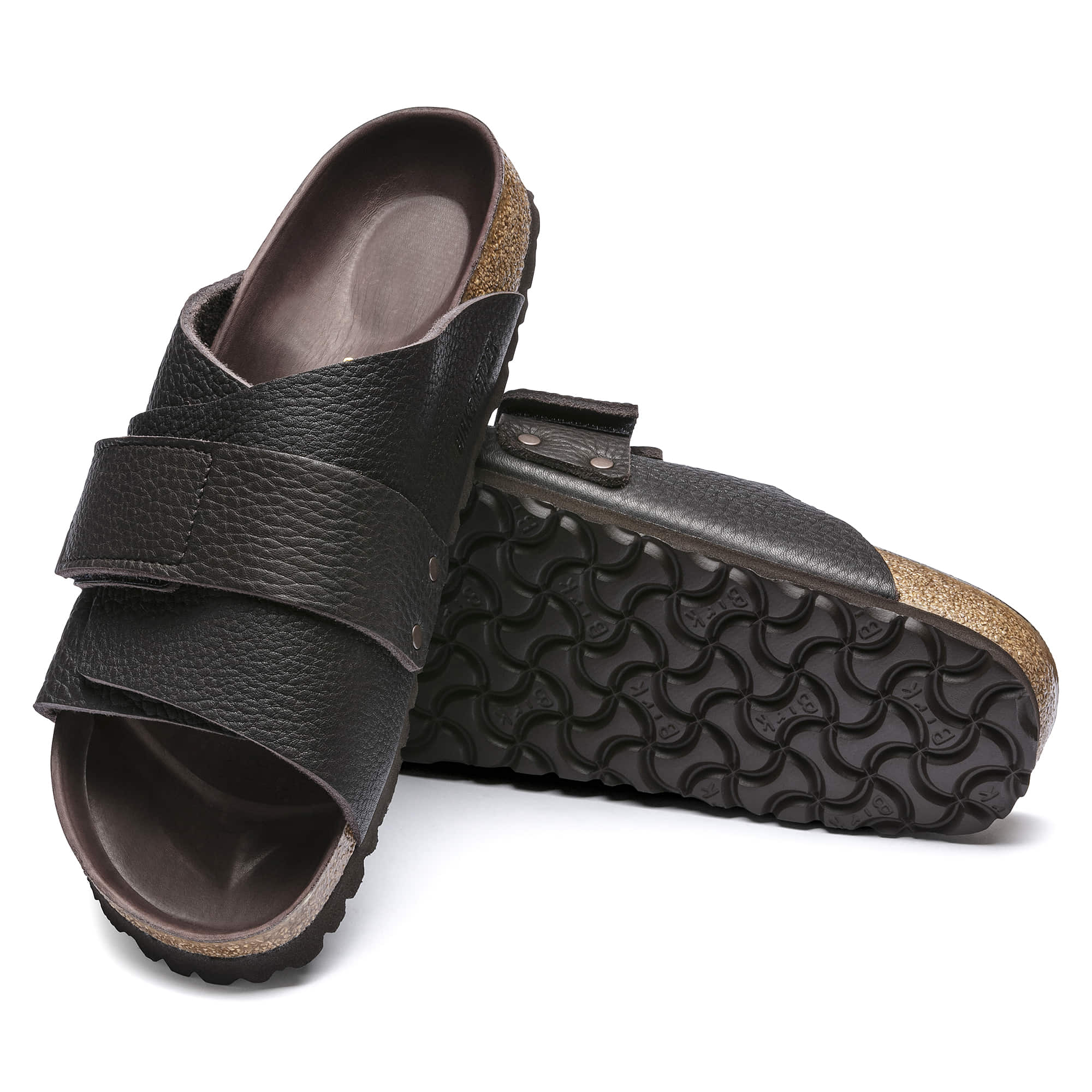 Birkenstock Kyoto Sandals - Wide Adjustable Strap - Anatomically Shaped Cork Footbed - EVA Sole - Casual Comfort