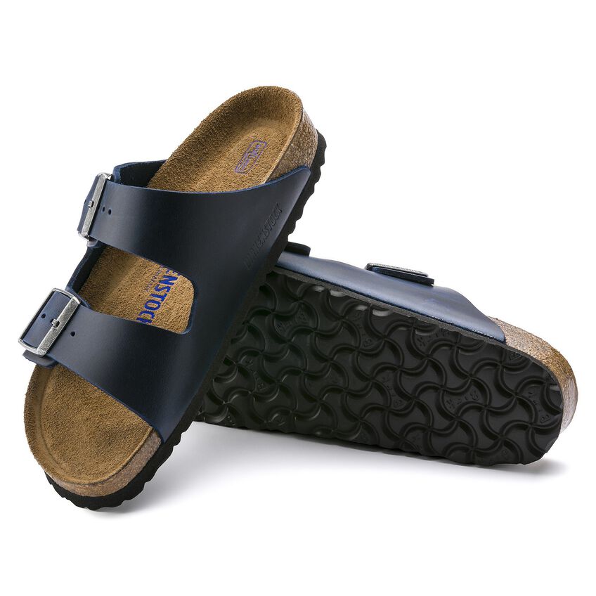 Birkenstock Arizona BS - Oiled Leather Sandal - Soft Footbed with Anatomically Shaped Cork-Latex - Adjustable Metal Pin Buckles - EVA Sole - Suede Footbed Lining - Made in Germany