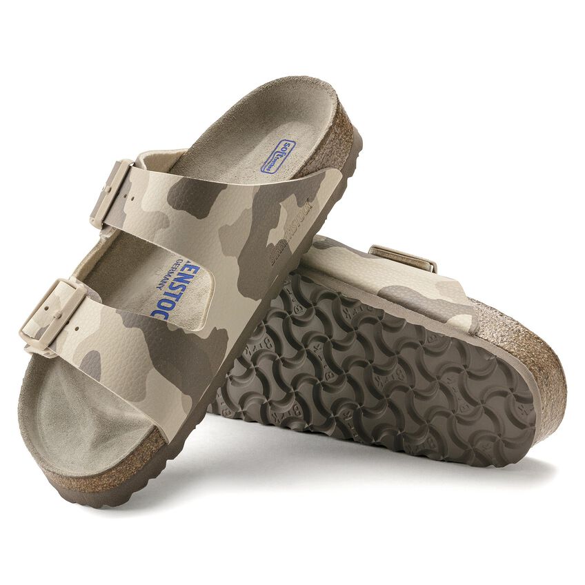 Birkenstock Arizona BS - Birko-Flor Two-Strap Sandal - Soft Footbed with Anatomically Shaped Cork-Latex - Adjustable Pin Buckles - EVA Sole - Suede Footbed Lining - Made in Germany