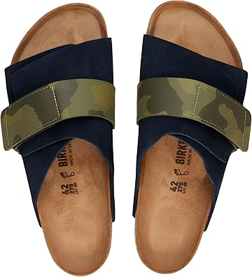 Birkenstock Kyoto Sandals - Wide Adjustable Strap - Anatomically Shaped Cork Footbed - EVA Sole - Casual Comfort