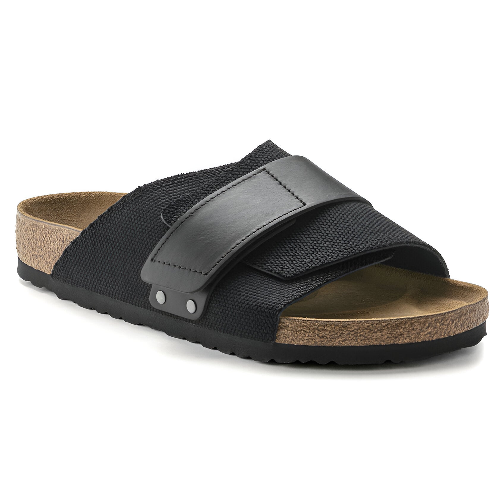 BIRKENSTOCK Kyoto Textile Compact Casual Sandal Slide: Natural Canvas Comfort with Adjustable Buckle - Multiple Color & Sizes