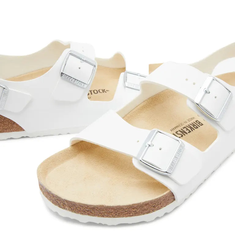 BIRKENSTOCK MILANO WHITE BIRKO FLOR REGULAR