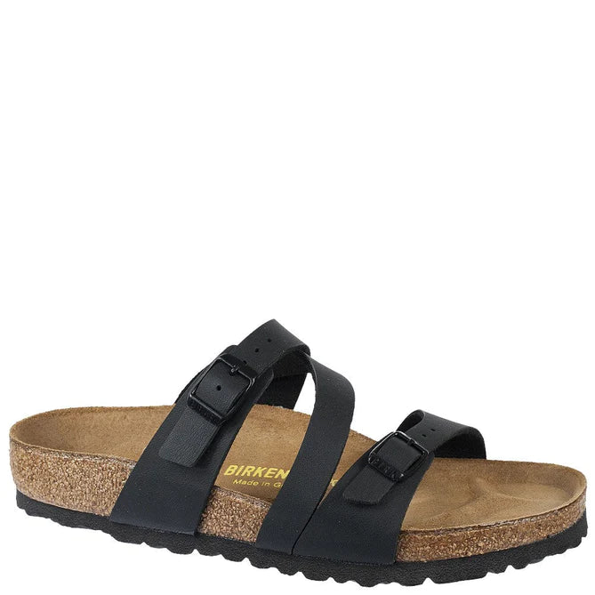 BIRKENSTOCK SALINA BLACK BIRKO FLOR NARROW