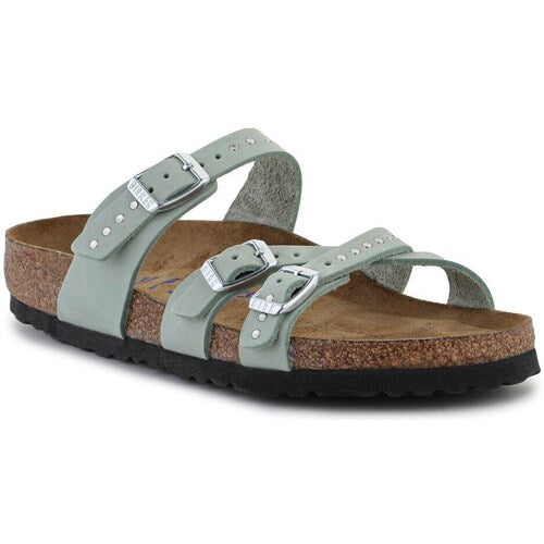 BIRKENSTOCK FRANCA VEGAN IRID MATCHA MICROFIBER REGULAR