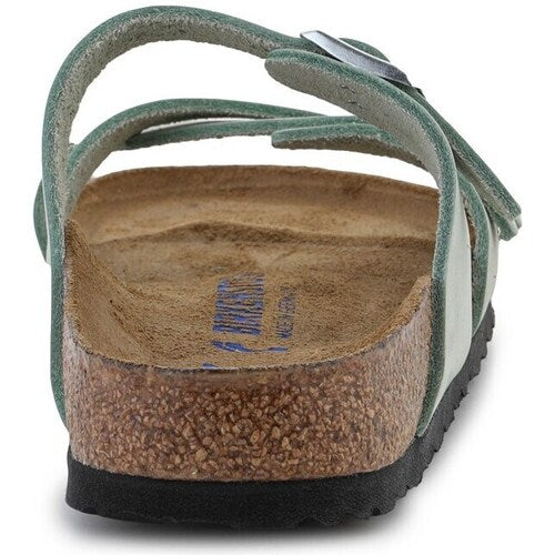 BIRKENSTOCK FRANCA VEGAN IRID MATCHA MICROFIBER REGULAR