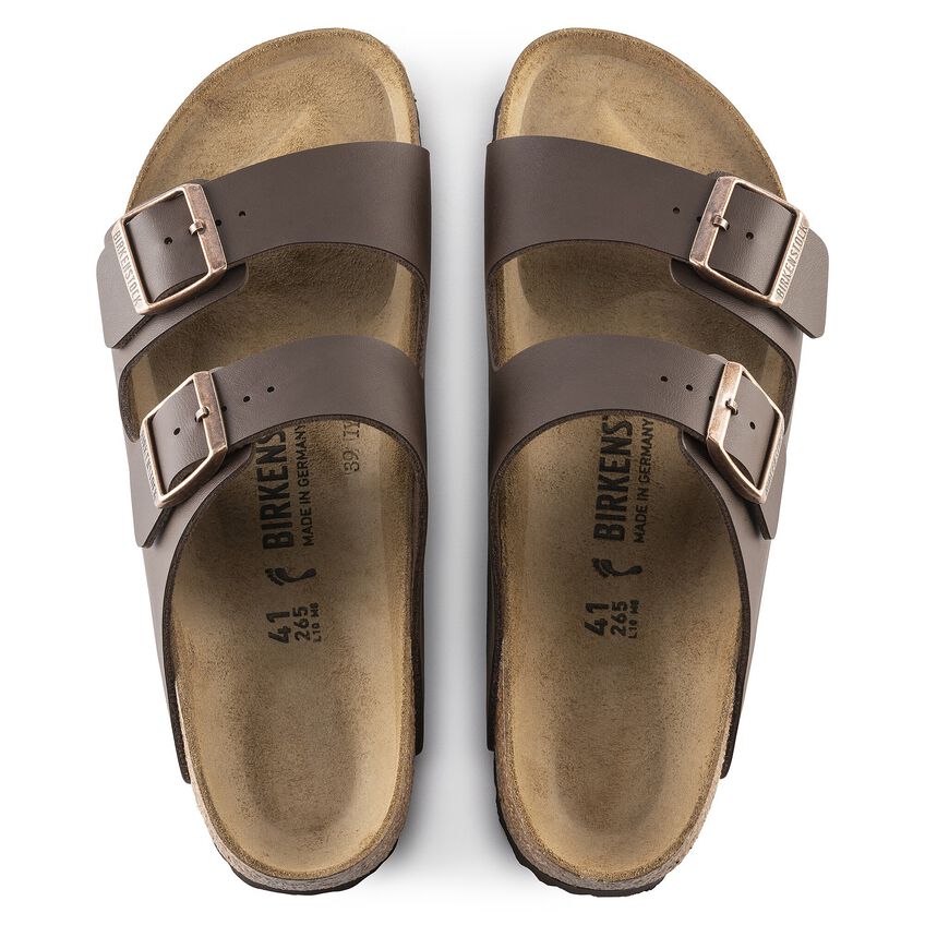 Birkenstock Arizona BS - Birko-Flor Two-Strap Sandal - Anatomically Shaped Cork-Latex Footbed - Adjustable Metal Pin Buckles - EVA Sole - Suede Footbed Lining - Made in Germany