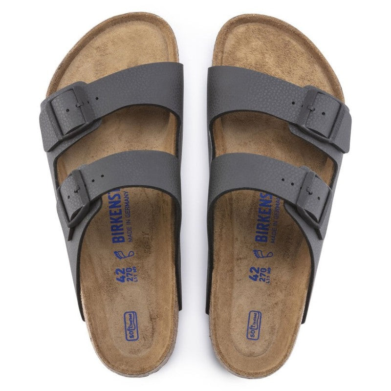 Birkenstock Arizona BS - Birko-Flor Two-Strap Sandal - Anatomically Shaped Cork-Latex Footbed - Adjustable Metal Pin Buckles - EVA Sole - Suede Footbed Lining - Made in Germany