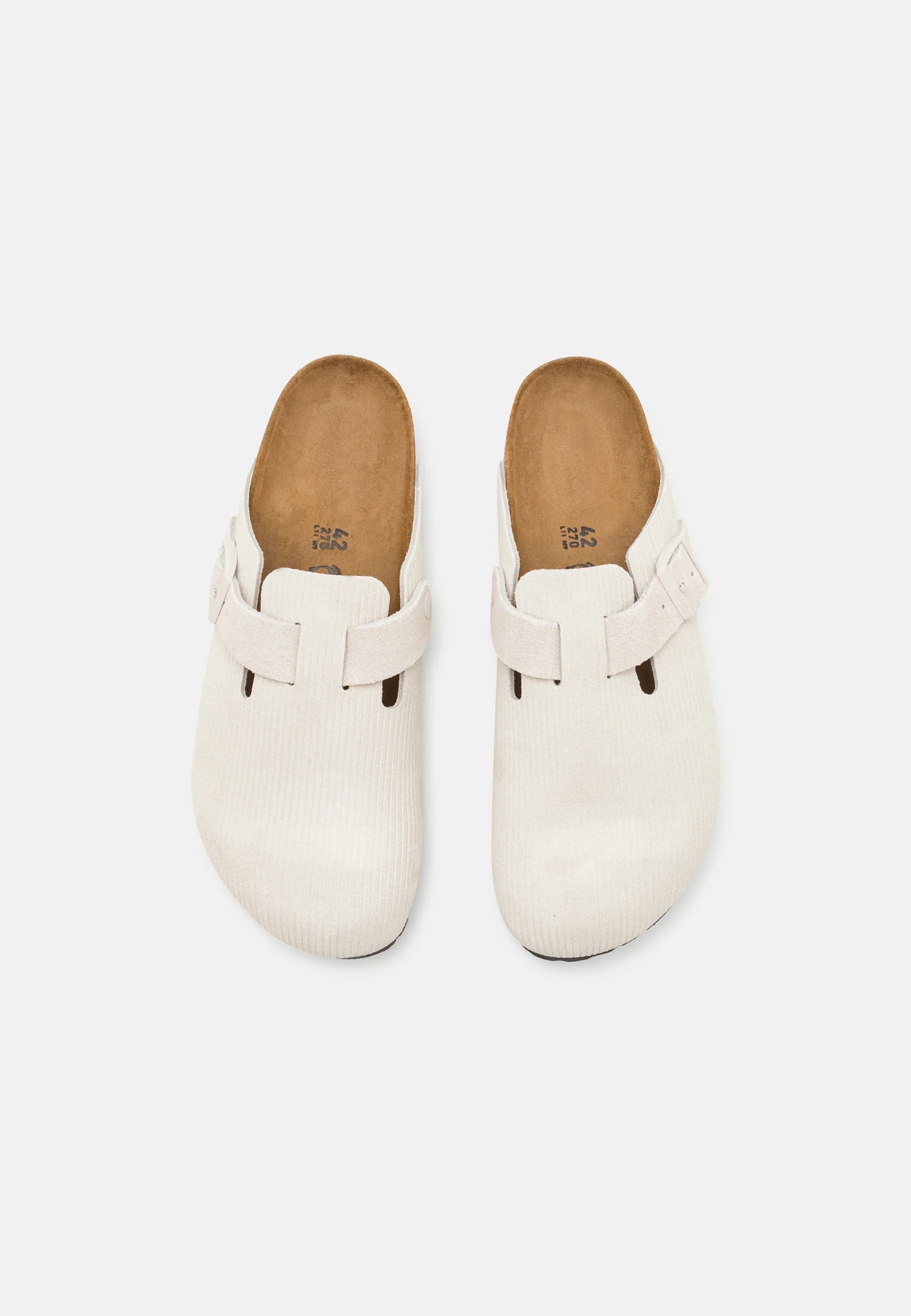 BIRKENSTOCK LONDON ANTIQUE WHITE SUEDE REGULAR