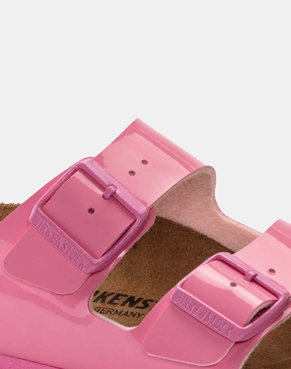 BIRKENSTOCK ARIZONA CANDY PINK PATENT BIRKO FLOR NARROW