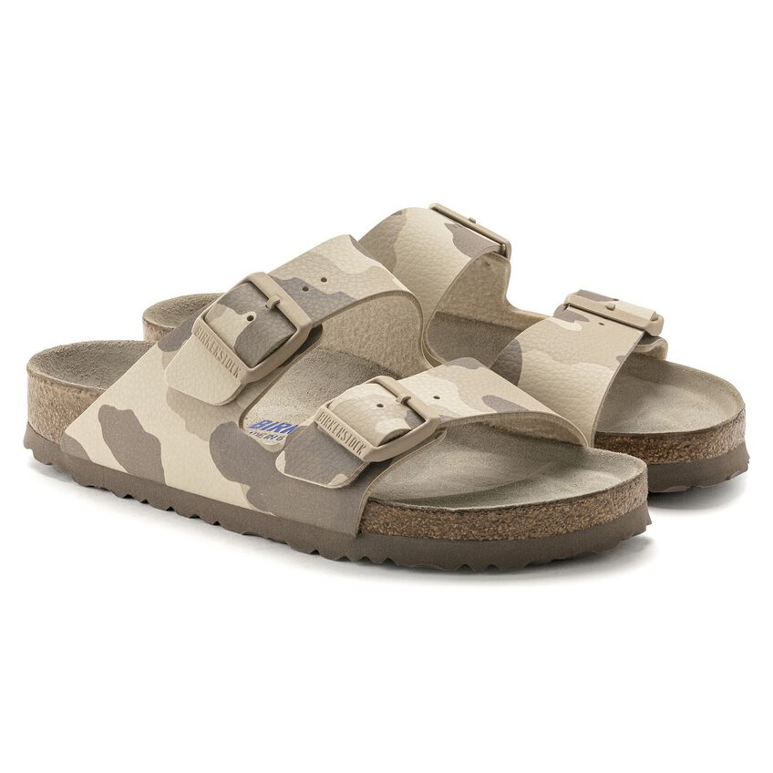 Birkenstock Arizona BS - Birko-Flor Two-Strap Sandal - Soft Footbed with Anatomically Shaped Cork-Latex - Adjustable Pin Buckles - EVA Sole - Suede Footbed Lining - Made in Germany