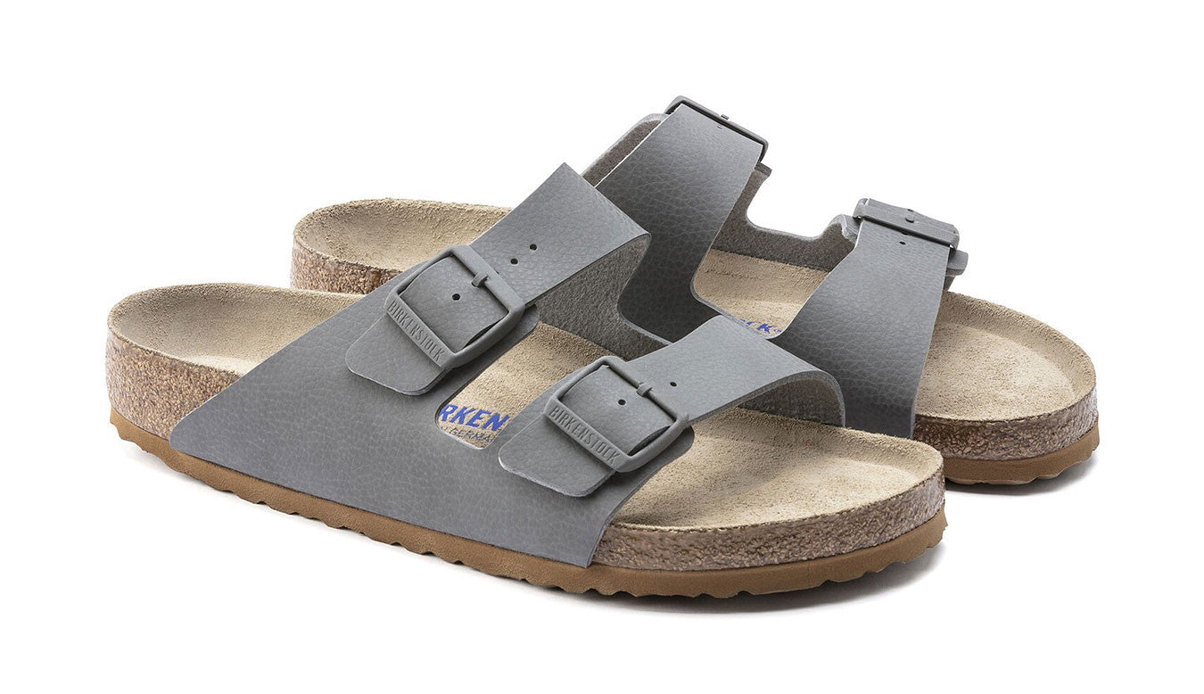 Birkenstock Arizona BS - Birko-Flor Two-Strap Sandal - Anatomically Shaped Cork-Latex Footbed - Adjustable Metal Pin Buckles - EVA Sole - Suede Footbed Lining - Made in Germany