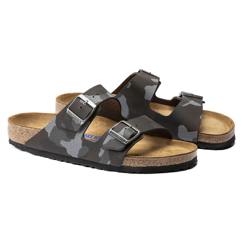 Birkenstock Arizona BS - Birko-Flor Two-Strap Sandal - Soft Footbed with Anatomically Shaped Cork-Latex - Adjustable Pin Buckles - EVA Sole - Suede Footbed Lining - Made in Germany