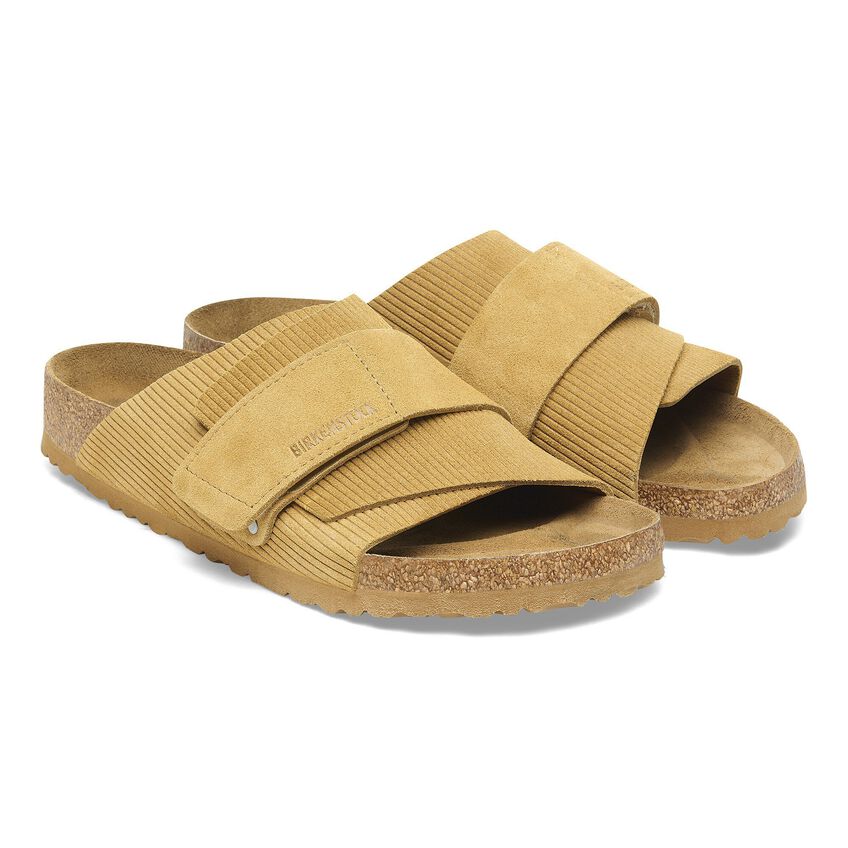 Birkenstock Kyoto Sandals - Wide Adjustable Strap - Anatomically Shaped Cork Footbed - EVA Sole - Casual Comfort