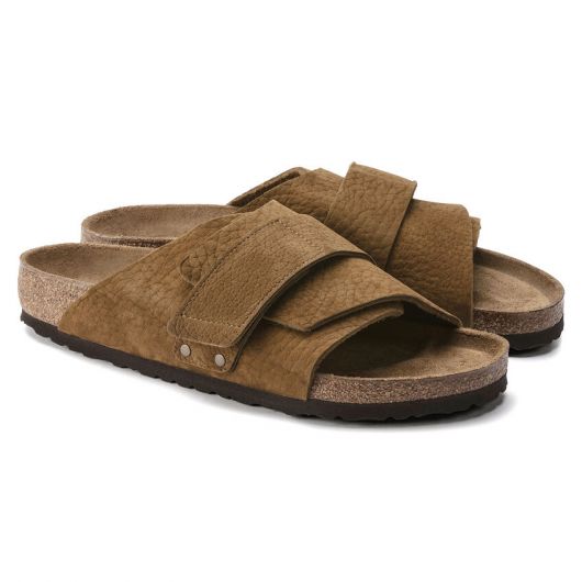 Birkenstock Kyoto Sandals - Wide Adjustable Strap - Anatomically Shaped Cork Footbed - EVA Sole - Casual Comfort