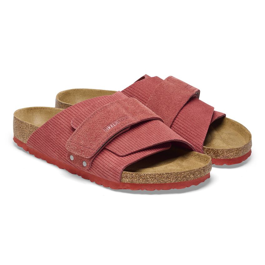 Birkenstock Kyoto Sandals - Wide Adjustable Strap - Anatomically Shaped Cork Footbed - EVA Sole - Casual Comfort