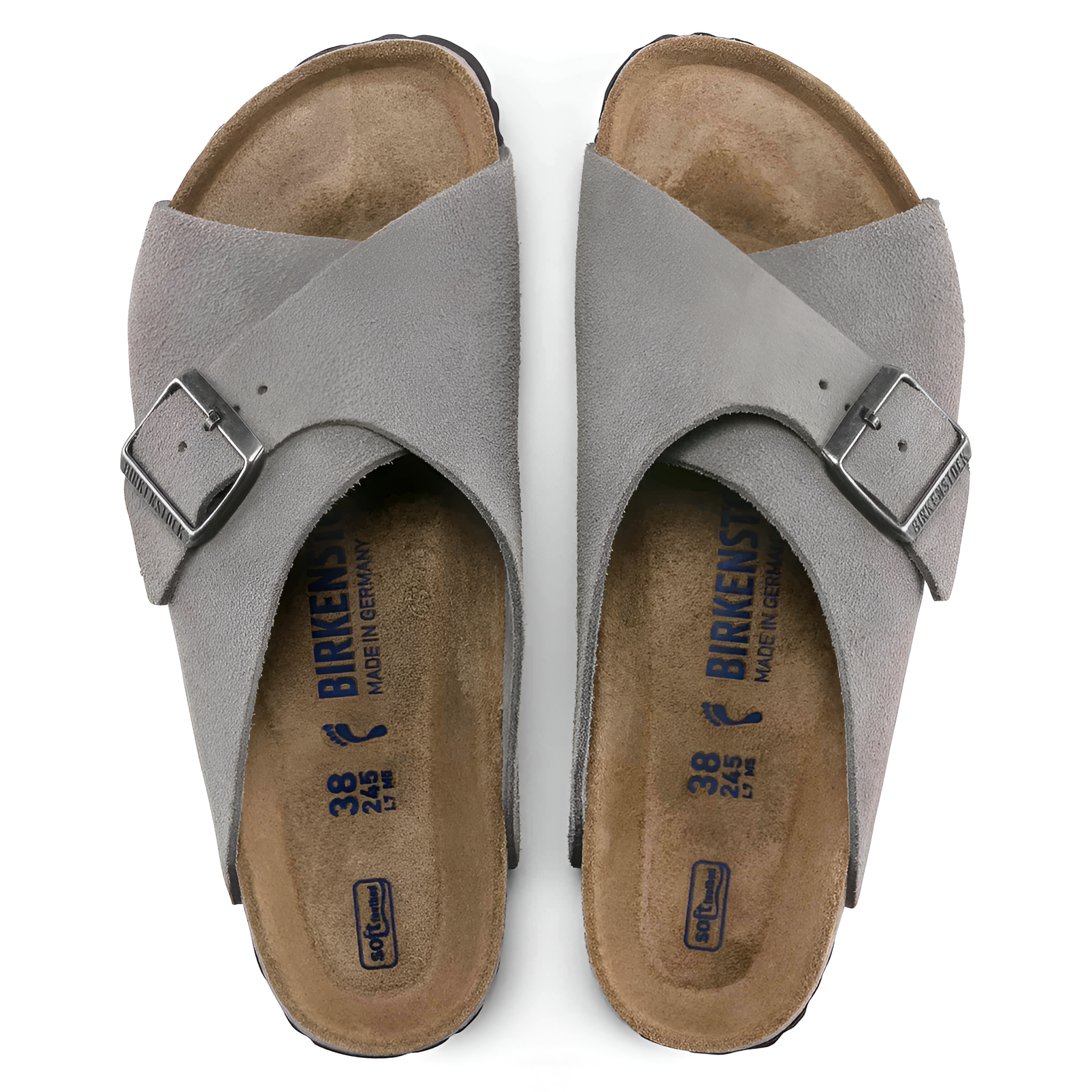 BIRKENSTOCK Arosa Soft Footbed Suede Leather Sandal Slide - Enclosed Stability, Open Comfort - Multiple Colors & Sizes