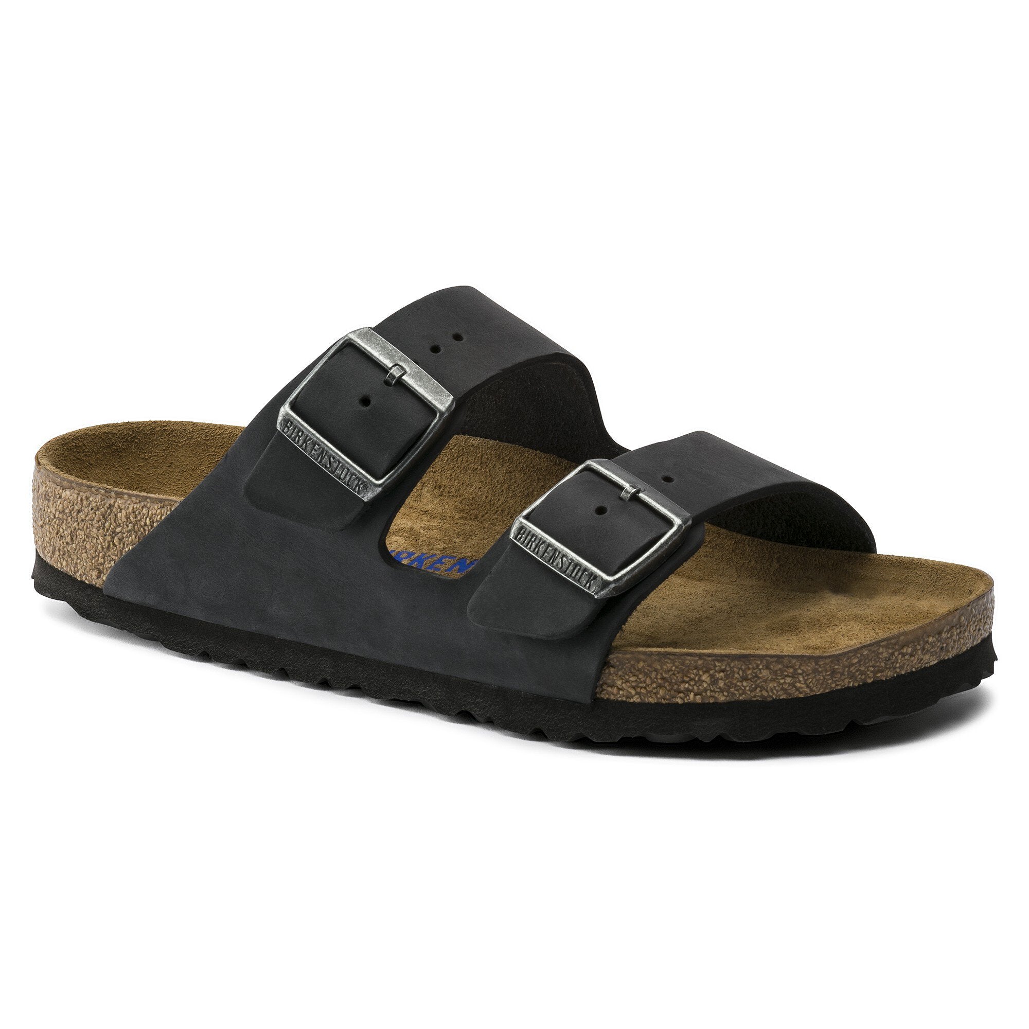 Birkenstock Arizona BS - Oiled Leather Sandal - Soft Footbed with Anatomically Shaped Cork-Latex - Adjustable Metal Pin Buckles - EVA Sole - Suede Footbed Lining - Made in Germany