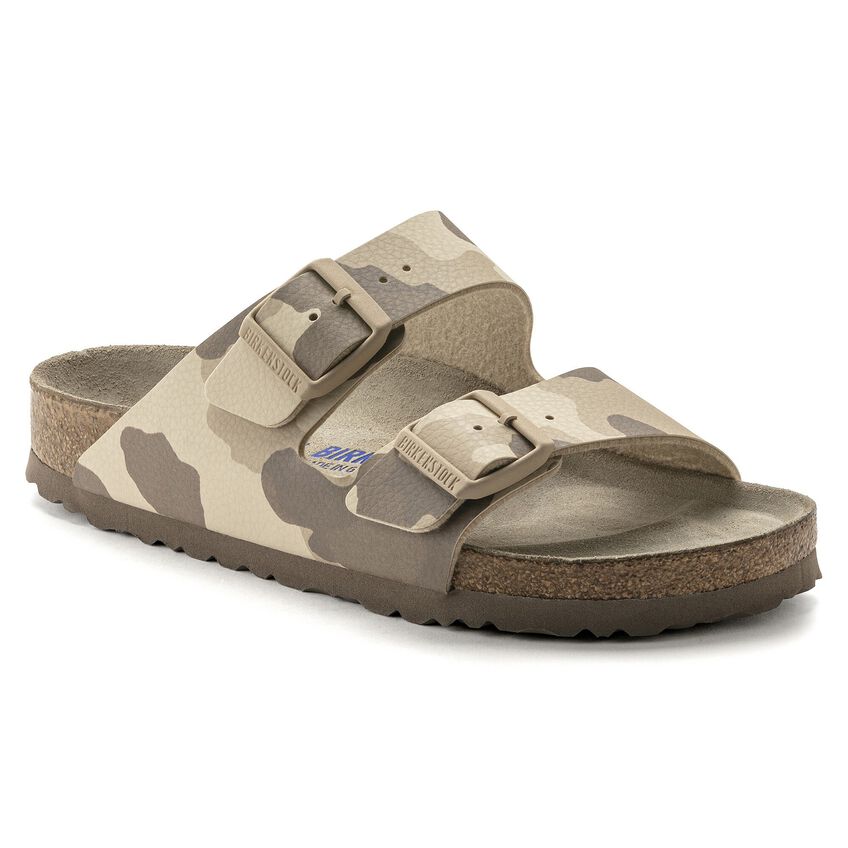 Birkenstock Arizona BS - Birko-Flor Two-Strap Sandal - Soft Footbed with Anatomically Shaped Cork-Latex - Adjustable Pin Buckles - EVA Sole - Suede Footbed Lining - Made in Germany