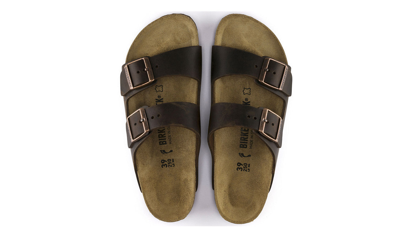 BIRKENSTOCK SIBYL COGNAC LEATHER NARROW