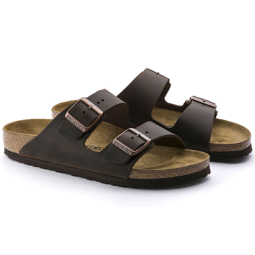 BIRKENSTOCK ARIZONA HABANA LEATHER REGULAR