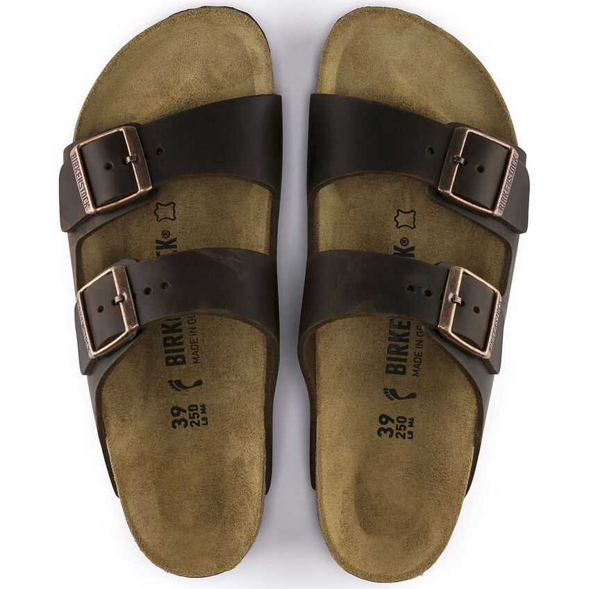 BIRKENSTOCK ARIZONA HABANA LEATHER REGULAR