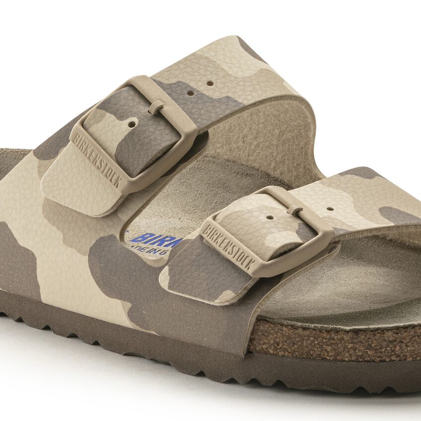 Birkenstock Arizona BS - Birko-Flor Two-Strap Sandal - Soft Footbed with Anatomically Shaped Cork-Latex - Adjustable Pin Buckles - EVA Sole - Suede Footbed Lining - Made in Germany