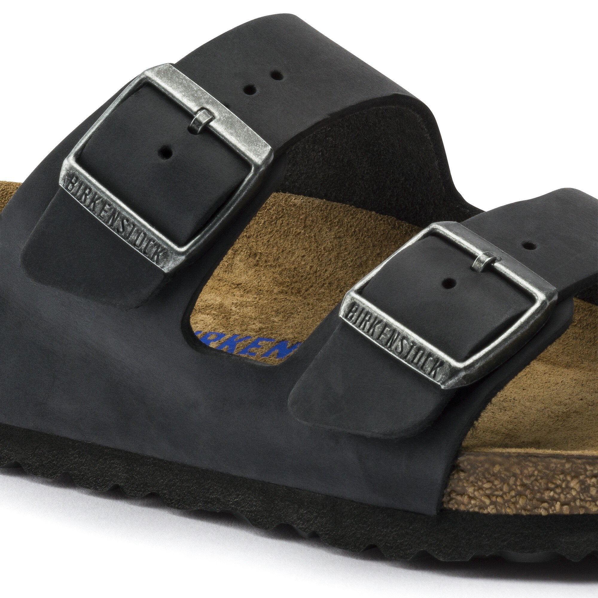 Birkenstock Arizona BS - Oiled Leather Sandal - Soft Footbed with Anatomically Shaped Cork-Latex - Adjustable Metal Pin Buckles - EVA Sole - Suede Footbed Lining - Made in Germany