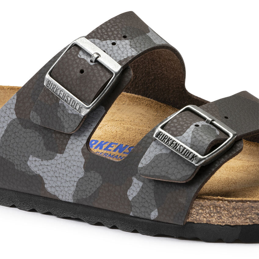 Birkenstock Arizona BS - Birko-Flor Two-Strap Sandal - Soft Footbed with Anatomically Shaped Cork-Latex - Adjustable Pin Buckles - EVA Sole - Suede Footbed Lining - Made in Germany