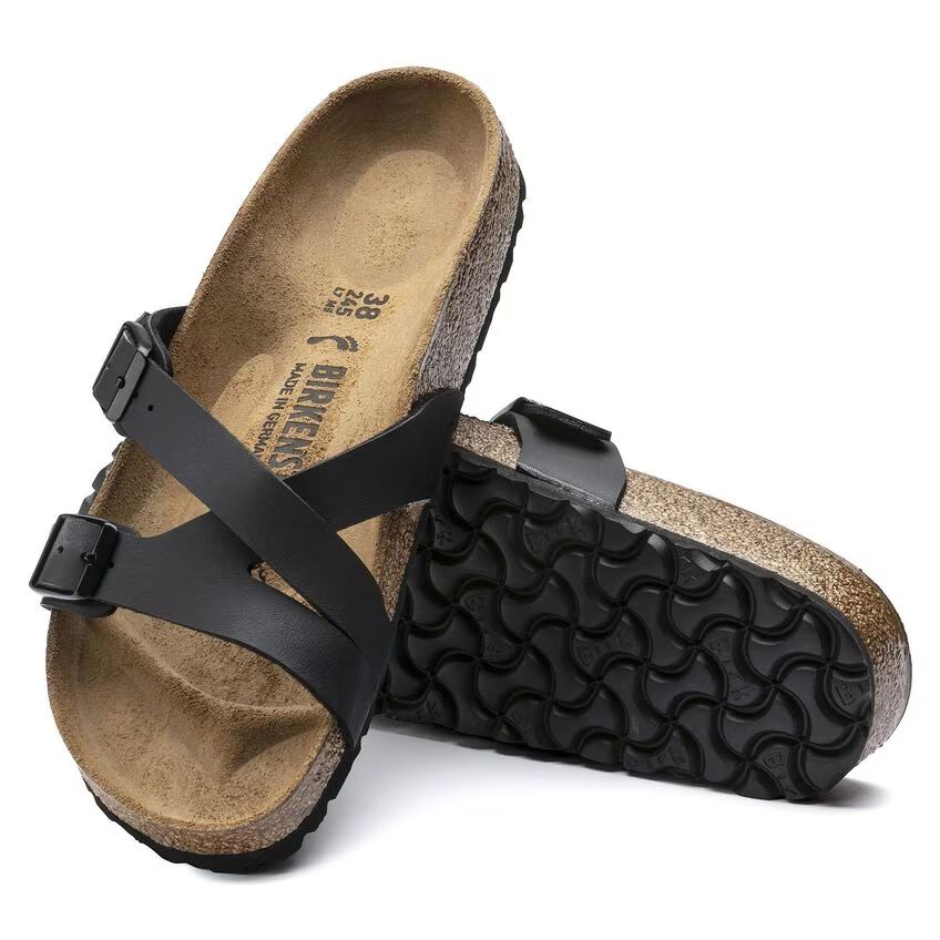 Birkenstock Yao Balance Geometric Strap Sandal - Iconic Comfort - EVA Sole - Anatomically Shaped Footbed - Adjustable Buckles - Multiple Colors and Size