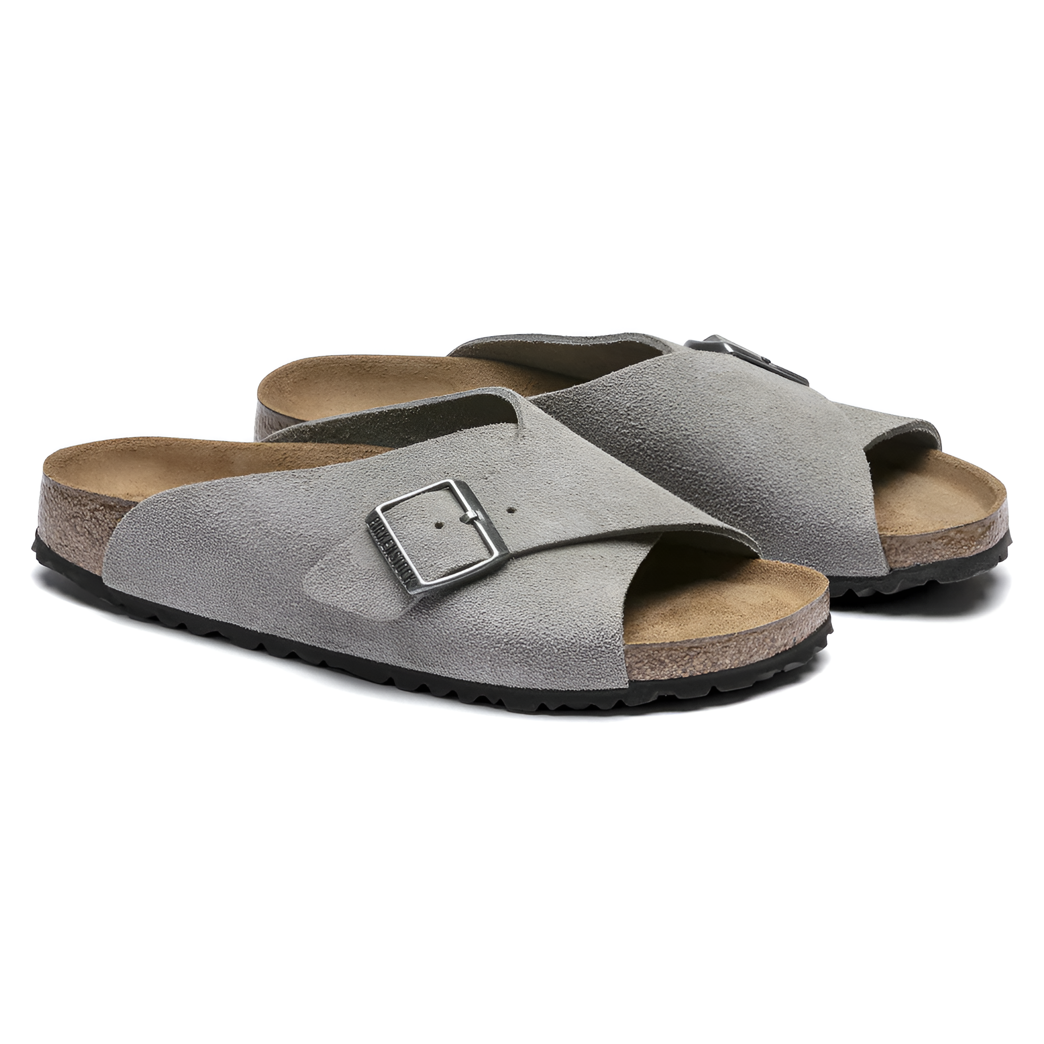 BIRKENSTOCK Arosa Soft Footbed Suede Leather Sandal Slide - Enclosed Stability, Open Comfort - Multiple Colors & Sizes