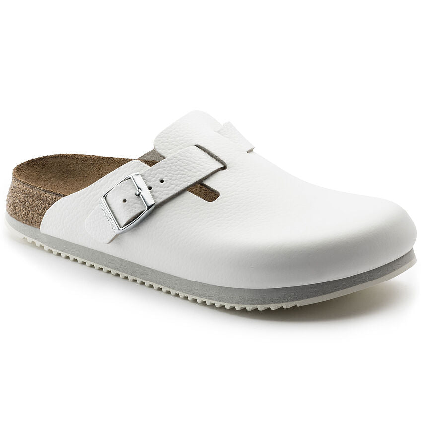 BIRKENSTOCK BOSTON WHITE LEATHER