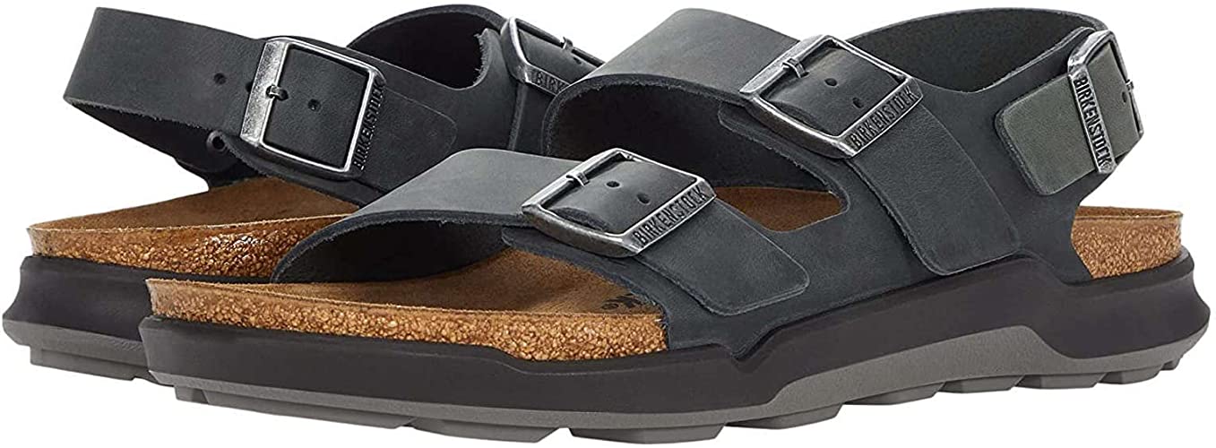 BIRKENSTOCK MILANO BLACK BLACK BIRKO FLOR REGULAR