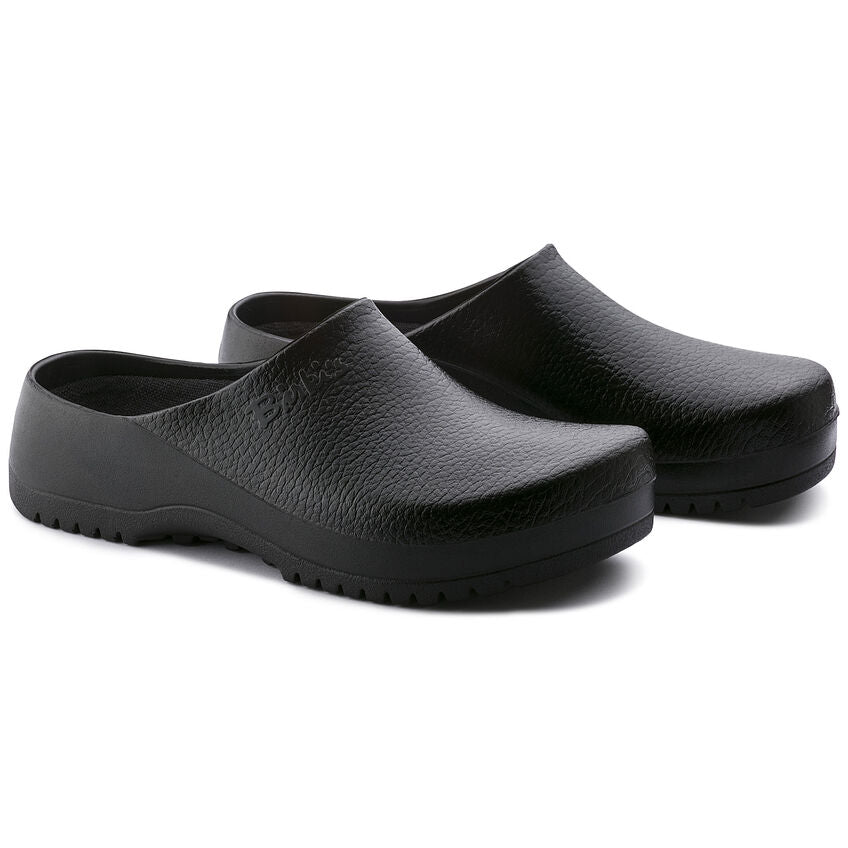 BIRKENSTOCK SUPER BIRKI BLACK POLYURETHANE