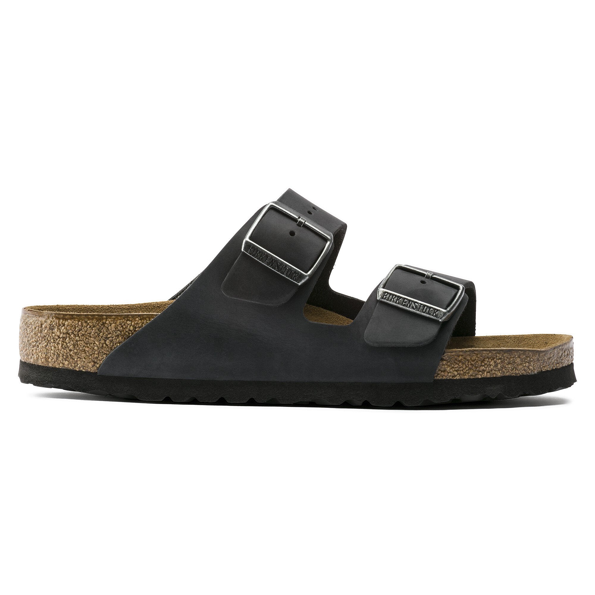 Birkenstock Arizona BS - Oiled Leather Sandal - Soft Footbed with Anatomically Shaped Cork-Latex - Adjustable Metal Pin Buckles - EVA Sole - Suede Footbed Lining - Made in Germany